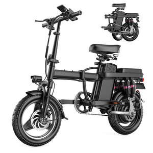 <span class=keywords><strong>Bici</strong></span> <span class=keywords><strong>Elettrica</strong></span> Pieghevole da Città Ibrida Cross Road <span class=keywords><strong>con</strong></span> Pneumatici Fat da 14 Pollici, 500W 15Ah 40 km/h 48 km, Motore da 400W, Magazzino USA - Product Image 1