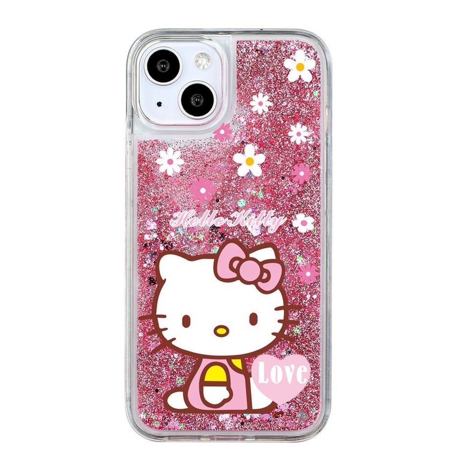 Quicksand Glitter Liquid Cartoon Phone Case for Xiaomi / Redmi / Poco