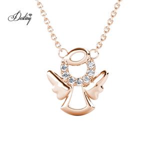 תליון כנפי מלאך ללא ניקל מגורשי <span class=keywords><strong>swarovski</strong></span> גבישי חג המולד מתנה מתנה מתנה מתנה מתנה מתנה מתנה מתנה לתינוק - Product Image 5