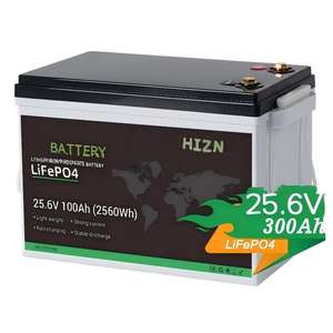 24V 25.6V 300Ah 리튬 <span class=keywords><strong>LiFePO4</strong></span> 팩 에너지 저장 충전식 배터리 - Product Image 1