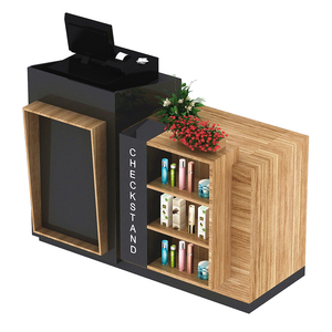 Nhà Máy Trực Tiếp Thời Trang Cửa Hàng Nội Thất Cash Counter Bảng Thiết Kế Gỗ Để Bán - Product Image 1