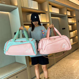 Custom Multifunctional Waterproof Gym Travel <b>Backpack</b> Duffel Bag Weekender Overnight Short Trip Fashionable Zipper Independent - Product Image 3