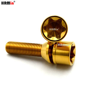 HRMin gratuit rondelle cône siège <span class=keywords><strong>antivol</strong></span> Gr.5 titane <span class=keywords><strong>BMW</strong></span> <span class=keywords><strong>boulon</strong></span> de roue <span class=keywords><strong>boulon</strong></span> en titane M14 * 1.25*28mm pour <span class=keywords><strong>BMW</strong></span> MINI, Rolls-Royce - Product Image 3