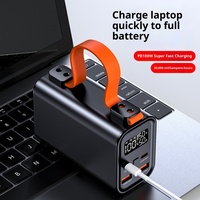 Banco de Energía de Alta Potencia de 30000mAh y 100W PD con Carga Rápida, Entrada Tipo-C y USB para Carga Simultánea de Dispositivos Móviles