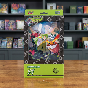 กล่องสะสมการ์ดเทรนเนอร์ Scarlet Violet N ของแท้จากเกาหลี ซีลปิดสนิท การ์ดสะสมอนิเมะ TCG หายาก ลายโฮโล แพ็คพิเศษ - Product Image 2
