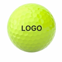 Vente en gros de balles de golf surlyn 3 couches avec impression de logo personnalisé, 332 fossettes, structure aérodynamique, longue distance, vol droit, durables