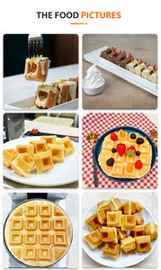 Machine commerciale de casse-croûte de moule de gaufre de biscuit de gaufre de gaufre de haute qualité avec le prix usine - Product Image 6