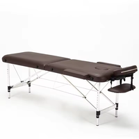 Table de massage manuelle pliable HICOMED de haute qualité, en alliage d'aluminium, réglable, pour tatouage et soins de beauté