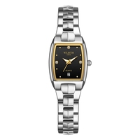 WLISTH Relogio Masculino montre hommes femmes montres carrées Top marque de luxe Quartz doré acier inoxydable montre-bracelet étanche