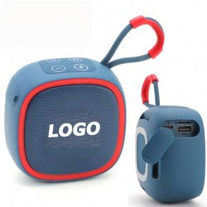 Portable Metal Bluetooth <b>Speaker</b>-Custom Logo <b>Mini</b> with Silk Screen Printing for Promotional Gifts & Outdoor Use - Product Image 1