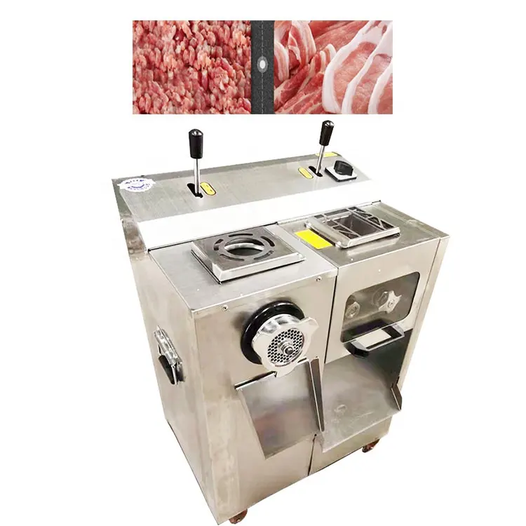 Chuyên nghiệp thương mại Máy xay thịt gà Slicer thịt máy xay mincing máy