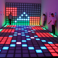 Piste de danse interactive pour jeux d'enfants 30x30cm Lumière de piste de danse interactive à LED jeux lumineu