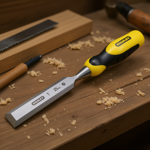 Cincel para madera Stanley de 25 mm con mango ergonómico para trabajos de carpintería de precisión - Product Image 3