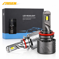 Pièces automobiles, ventilateur de phare LED, H1 H3 H7 H11 H13 880 9005 9006 9007 H4, ampoule de phare LED