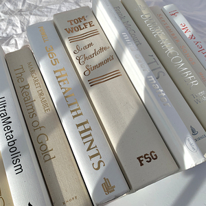 Decoración de estante de libros vacía decorativa simulada hoja de oro personalizada tono tierra neutral - Product Image 6
