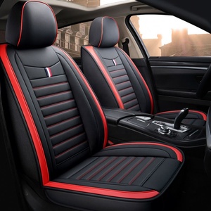 <span class=keywords><strong>Housse</strong></span> de siège de voiture en cuir PVC, design classique, ajustement universel, prix abordable, pour 5 sièges - Product Image 3