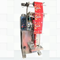 Machine d'emballage VFFS à granulés avec purge d'azote pour noix, fruits secs, en acier inoxydable, avec impression de date