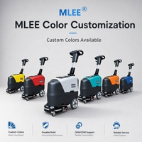 Machine à brosser les sols électrique commerciale 24V 900W automatique -430B 2025, nettoyeur de sols époxy humide/sec, réservoir 25/35L, autonomie 3H