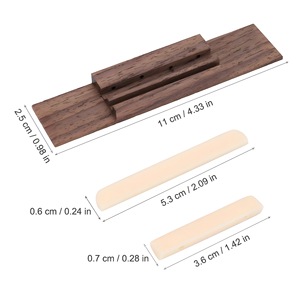 Kit DIY de Mástil de Ukelele de Madera de Palisandro para Caja de Cigarros, con Botón de Cuerda y <span class=keywords><strong>Puente</strong></span> - Product Image 5
