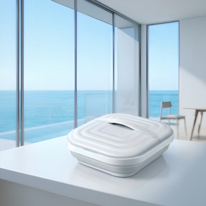 Masajeador de pies eléctrico plegable para relajación profunda, spa desintoxicante con rodillos, baño de burbujas y calefacción constante - Product Image 4