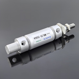 กระบอกลมขนาดเล็ก Baocn รุ่น Mbl 25 25sga ทำจากอลูมิเนียมอัลลอยด์ แบบสองทาง พร้อมหัวแม่เหล็ก - Product Image 1