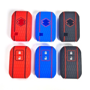 Housse de clé légère en silicone nid d'abeille pour <span class=keywords><strong>Suzuki</strong></span> Swift <span class=keywords><strong>SX4</strong></span> Vitara Alto Jimny Accord, protection de clé télécommande - Product Image 4