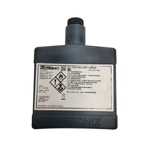 Citronix 302-1001-002 שחור דיו מקורי עם RFID תג עבור cij מדפסת דיו מתכלה