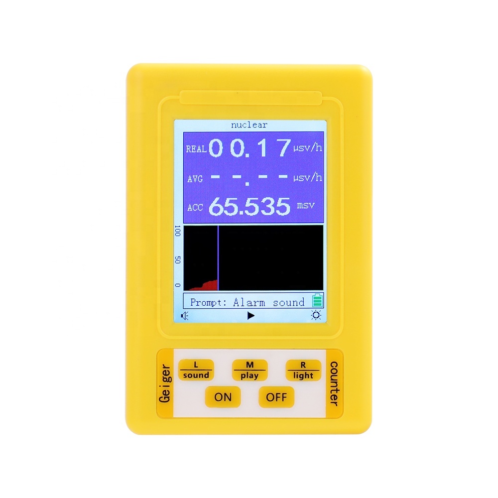 2 in 1 Electromagnetic Radiation Nuclear Radiation Detector Geiger Counter EMF Meter ROKTOOLS