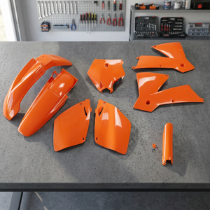 Kit di plastica pieno di 127 arancione per KTM SX 450 accessori per moto a 2003 2003 - Product Image 3