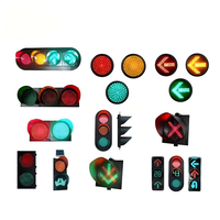 Semáforo LED de 200 mm para peatones, rojo y verde, carcasa de PC, instalación fija, alimentación a red, uso en carreteras