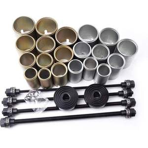 Jeu de douilles universelles pour moyeux de roues automobiles de 26 pièces, outil de démontage et d'installation de roulements avec support OEM pour l'installation de bagues BM-15 - Product Image 4