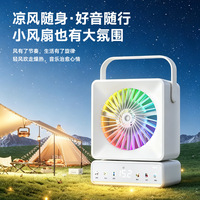 Ventilador de Escritorio Portátil con Humidificador de Plástico, Carga USB, Silencioso, para Dormitorios Estudiantiles y Oficinas