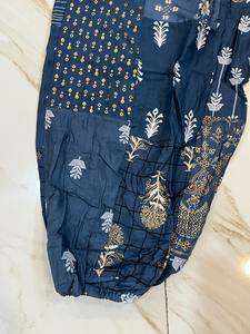 Pantalon Harem Patchwork Taille Élastique Hiver Taille Unique Coupe Classique Confortable Polyester/Rayonne d'Inde - Product Image 2