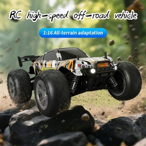 รถบรรทุกมอนสเตอร์ RC SJY-C100 ความเร็วสูง สเกล 1:16 ขับเคลื่อน 4 ล้อ 4WD RTR มอเตอร์แบบไร้แปรงถ่าน รีโมทคอนโทรล 4 ช่องสัญญาณ ตัวรถโลหะ พร้อมที่ชาร์จ ความเร็ว 30 กม./ชม. - Product Image 5