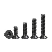 Boulon Torx à tête plate en acier au carbone Q195 Q215 qq355 Q275 enduit d'oxyde noir de Zinc ISO14581 CSK
