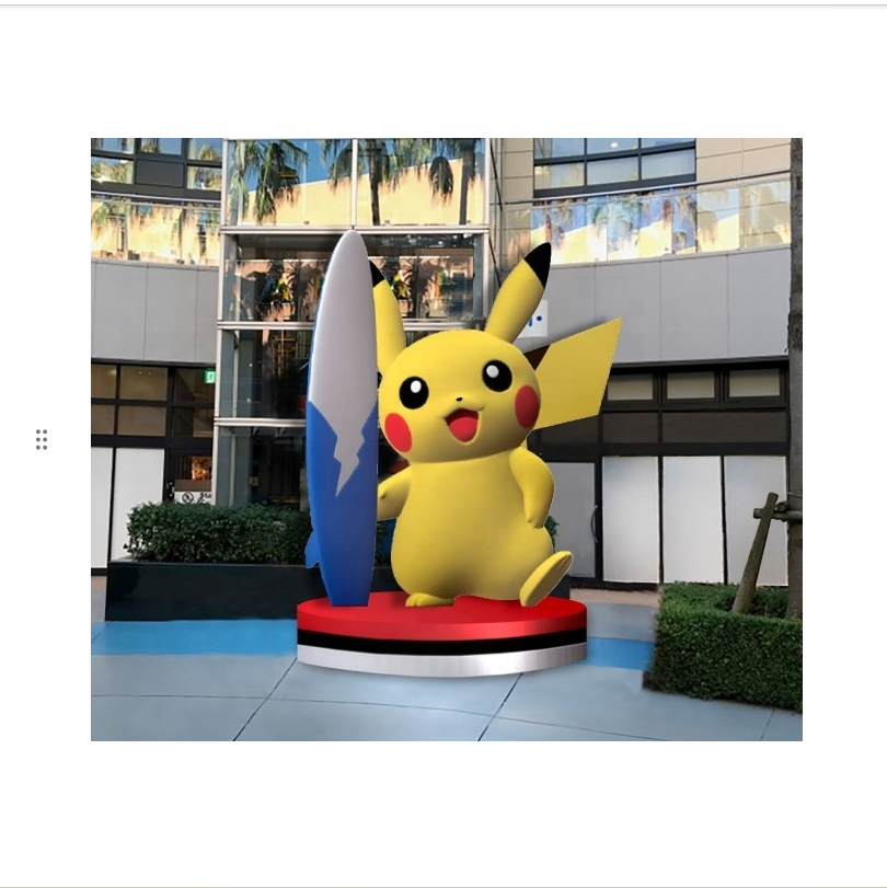 ピカチュウ石像高さ約16cm