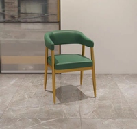 Mobilier commercial nordique moderne et léger de luxe en bois massif pour stand, table et chaise de salle à manger