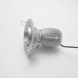 Modern Design Office Commercial Lighting 20W Anti Glare Adjustable COB LED Spotlight Downlight