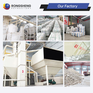 Lo speronamento del fondo refrattario del rivestimento del forno mescola una massa di materiale di speronamento a vibrazione a secco per tundish - Product Image 5