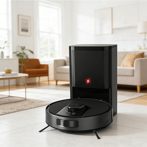 GEERLEPOL V2L-SJ Robot aspirateur autonettoyant à navigation laser 3500Pa pour maison intelligente HEPA Humide et sec - Product Image 1