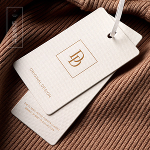 Tùy Chỉnh Riêng Biểu Tượng Quần Áo An Ninh Thẻ Giá May Mặc Nhãn Quần Áo Treo Giấy Giáng Sinh Treo Tag - Product Image 4