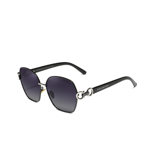 KINGSEVEN <span class=keywords><strong>2022</strong></span> Lunettes de soleil carrées vintage papillon pour femmes, design rétro à double anneau, protection UV400, verres dégradés, nouvelle marque, modèle 7898 - Product Image 1