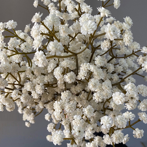 Vente directe usine – Fleurs artificielles « Baby Breath » à toucher réel, 24,8 pouces (62 cm), <span class=keywords><strong>81</strong></span> fleurs, pour centres de table de mariage - Product Image 6