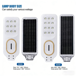ไฟถนนโซลาร์เซลล์ออลอินวัน IP65 <span class=keywords><strong>ก</strong></span>ันน้ำ พร้อมเซ็นเซอร์ตรวจจับความเคลื่อนไหว PIR หลอด LED 5054 เม็ด ดีไซน์ทันสมัย สำหรับถนน สวน <span class=keywords><strong>ลาน</strong></span><span class=keywords><strong>จอด</strong></span><span class=keywords><strong>รถ</strong></span> - Product Image 2