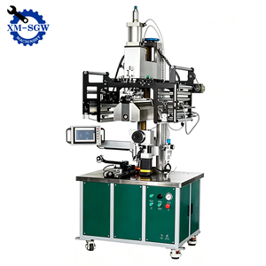 Máquina de Impresión por Transferencia de Calor para Superficies Curvas con Control PLC para Transferencia de Logotipos y Patrones en Cubetas de Pintura, Envases Químicos y Contenedores de Alimentos - Product Image 2