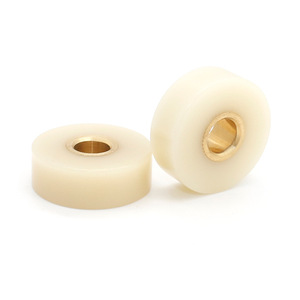 Factory Direct Wear-Resistant Nylon Hard Rubber Pulleys Copper Wheels 9.56*32*11mm <b>Bearing</b> <b>Rollers</b> Wholesale - Product Image 1
