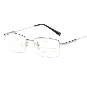 <span class=keywords><strong>Lunettes</strong></span> de lecture progressives en titane <span class=keywords><strong>semi</strong></span>-sans monture de haute qualité pour hommes - Product Image 1