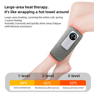 Aanpasbare Knie-En Kuitmassageapparaat Met Warmtetherapie En Luchtcompressie Voor Spierontspanning - Product Image 4