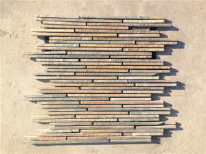 Losa de <span class=keywords><strong>madera</strong></span>, panel de pared cultural, colores amarillos, arenisca apilada, revestimiento de pared, piedra de <span class=keywords><strong>repisa</strong></span> - Product Image 6