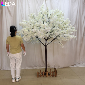 LEDA Vente en gros Décoration personnalisée pour événements et fêtes Arbre de cerisier blanc Grand arbre artificiel de 2 mètres pour toile de fond de mariage - Product Image 3